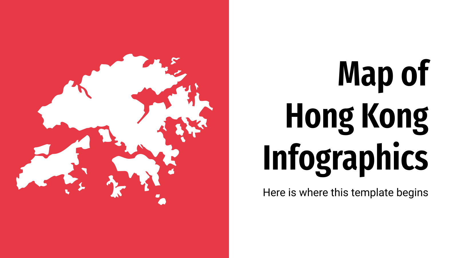 PPT香港信息图表